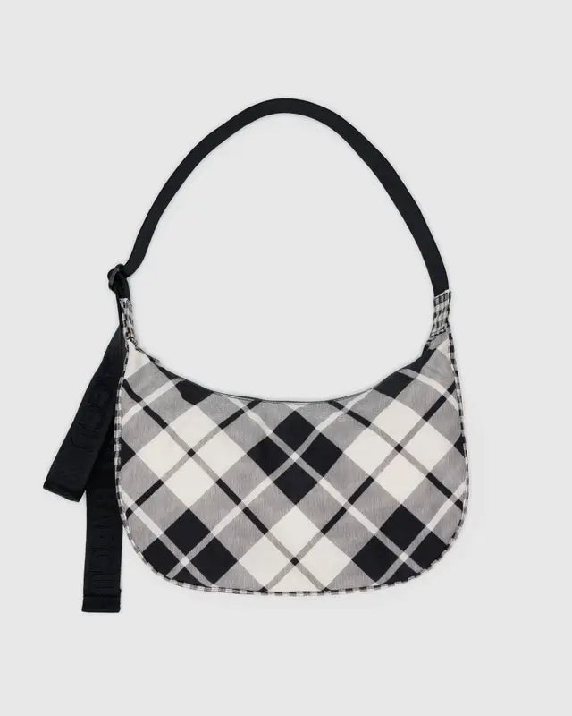 Sac Croissant Medium Baggu Mixed Plaid - Ex - voto