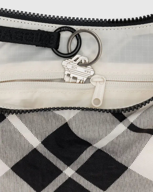 Sac Croissant Medium Baggu Mixed Plaid - Ex - voto