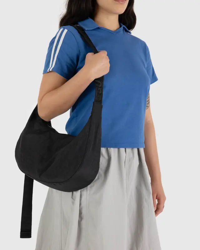Sac Croissant Medium Baggu Noir - Ex - voto
