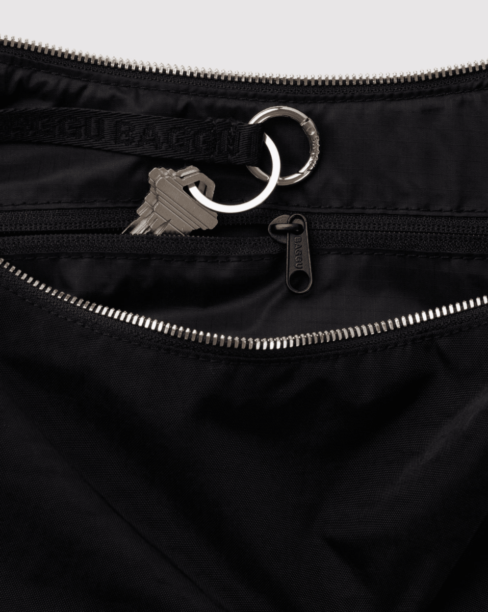 Sac Croissant Medium Baggu Noir Studs - Ex-voto