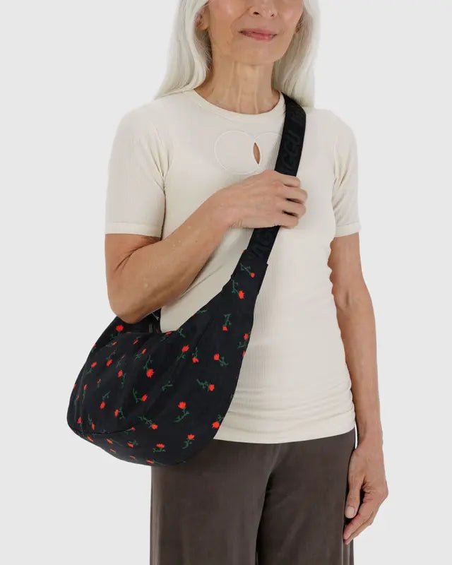 Sac Croissant Medium Baggu Painted Wildflower - Ex - voto