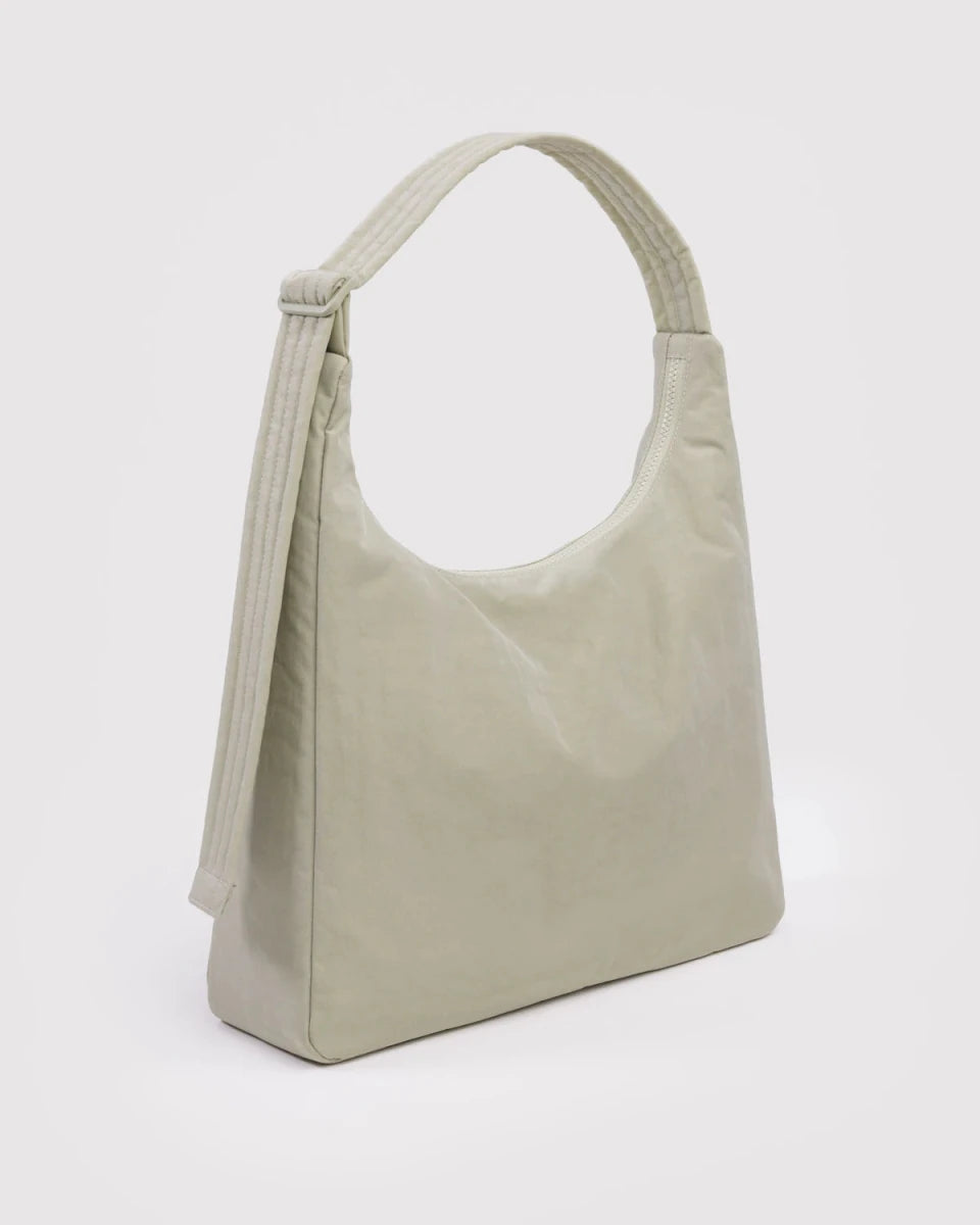 Sac d'Épaule Nylon Baggu Celadon - Ex - voto