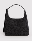 Sac d'Épaule Nylon Baggu Charcoal Ditsy Floral - Ex-voto