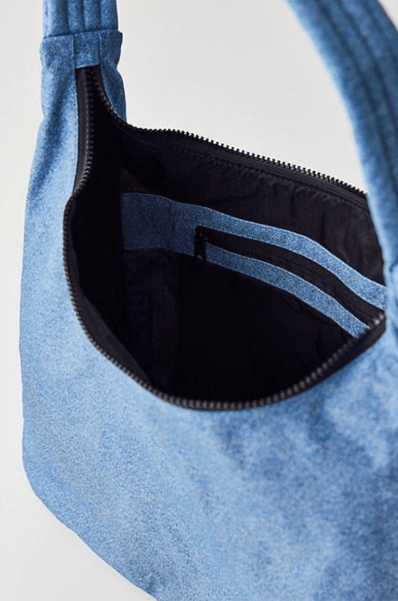 Sac d'Épaule Nylon Baggu Digital Denim - Ex - voto