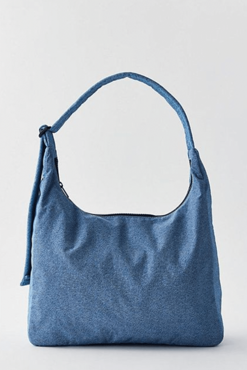 Sac d'Épaule Nylon Baggu Digital Denim - Ex - voto
