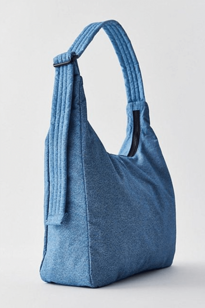 Sac d'Épaule Nylon Baggu Digital Denim - Ex - voto