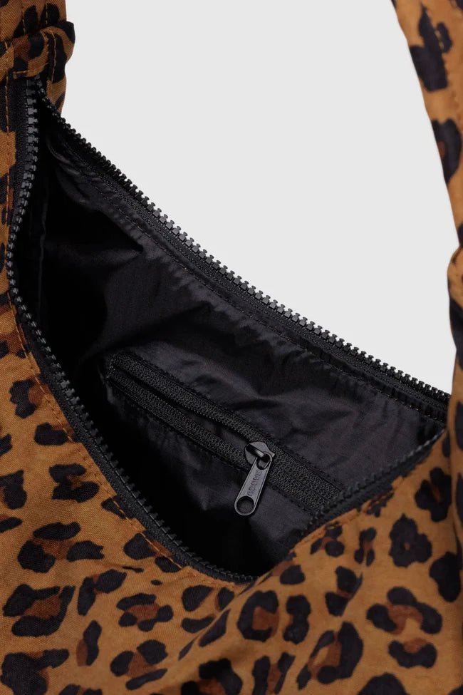 Sac d&#39;Épaule Nylon Baggu Léopard - Ex - voto