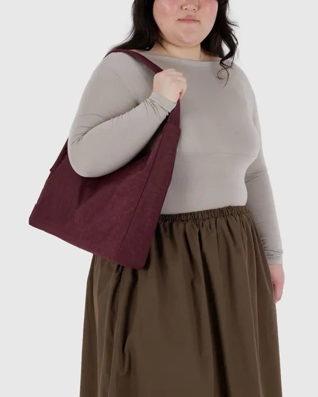 Sac d'Épaule Nylon Baggu Mahogany - Ex - voto