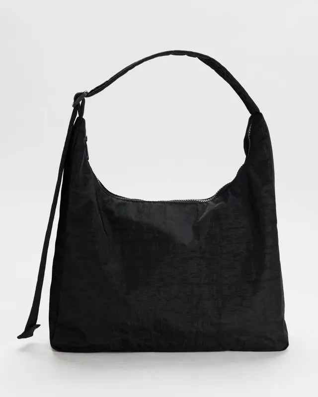 Sac d'Épaule Nylon Baggu Noir - Ex - voto