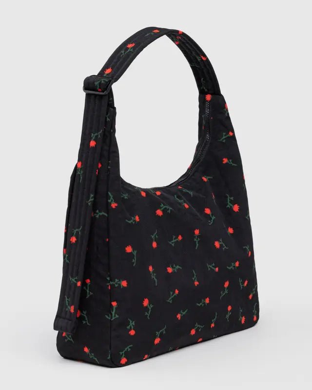 Sac d'Épaule Nylon Baggu Painted Wildflowers - Ex - voto