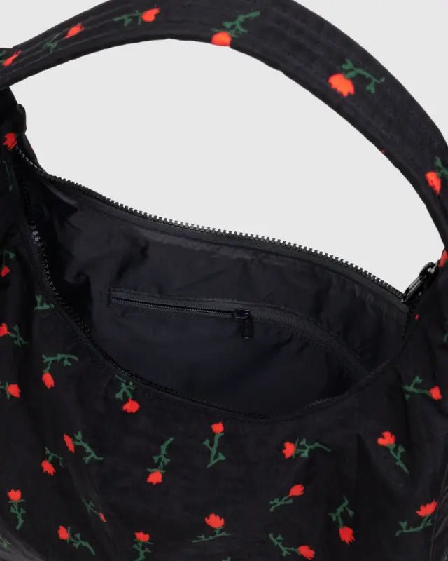Sac d&#39;Épaule Nylon Baggu Painted Wildflowers - Ex - voto