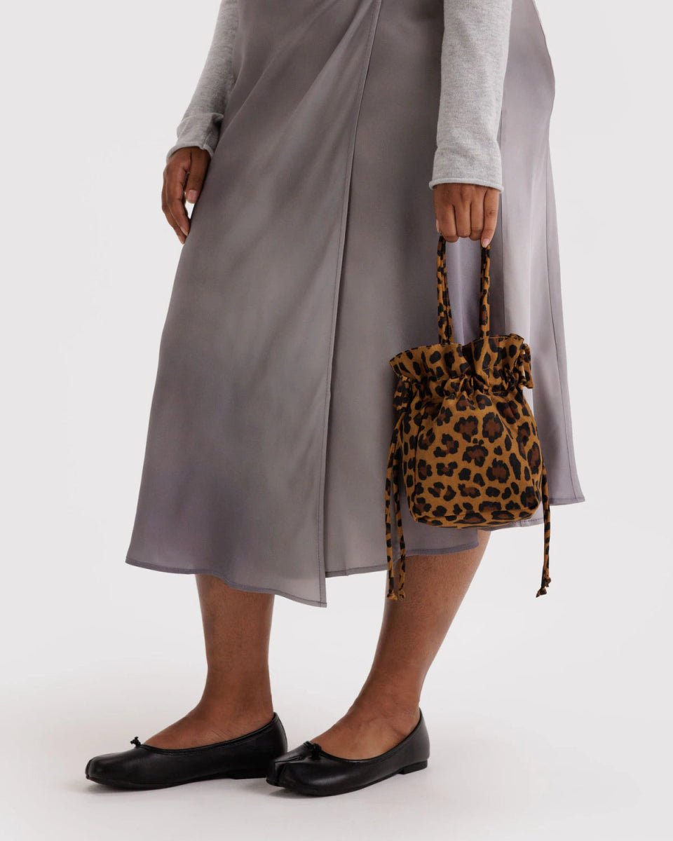 Sac Drawstring Baggu Léopard - Ex - voto