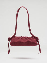 Sac Dumpling Ölend Rouge Cerise Suede - Ex-voto