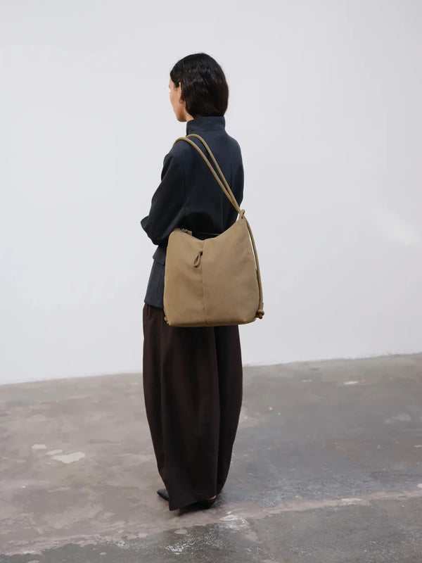 Sac Elio Suède Khaki Ölend - Ex-voto