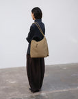 Sac Elio Suède Khaki Ölend - Ex-voto