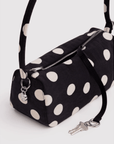 Sac Loaf Baggu Noir à Pois Crèmes - Ex-voto