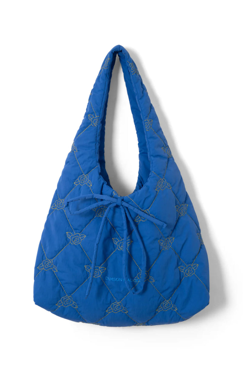 Sac Matelassé Roisin Bleu Damson Madder - Ex - voto