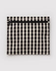 Sac Nuage Carry-on Baggu Black and Cream Gingham - Ex-voto