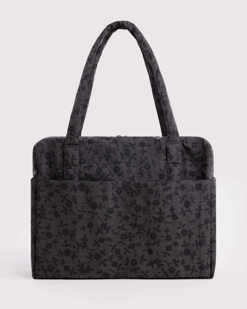 Sac Nuage Carry-on Baggu Charcoal Ditsy Floral - Ex-voto