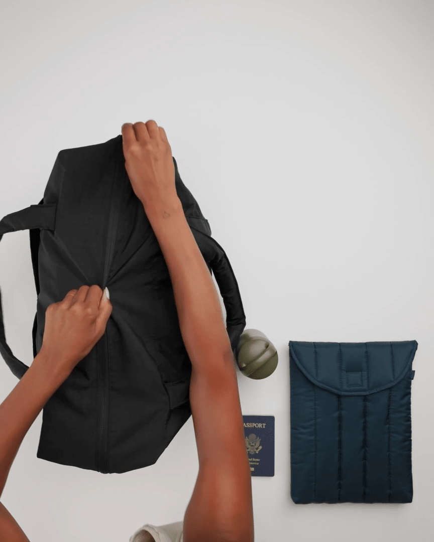 Sac Nuage Carry - on Baggu Coffee - Ex - voto