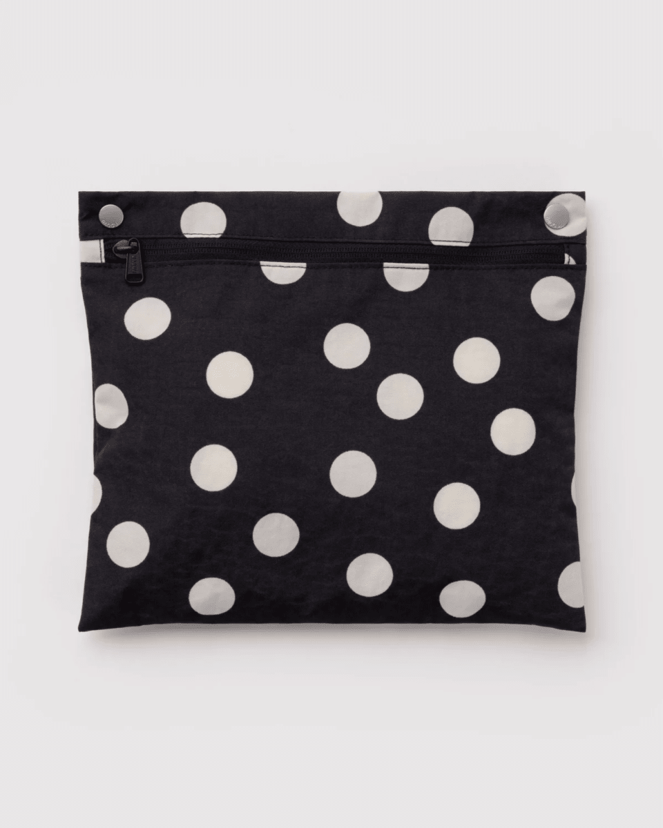Sac Nuage Carry-on Baggu Noir à Pois Crèmes - Ex-voto