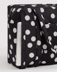 Sac Nuage Carry-on Baggu Noir à Pois Crèmes - Ex-voto