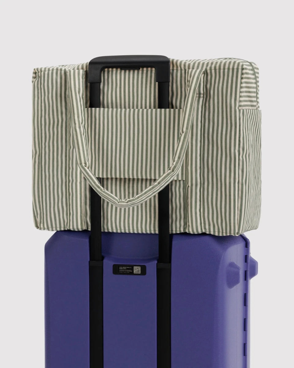 Sac Nuage Carry - on Baggu Sage Stripes - Ex - voto