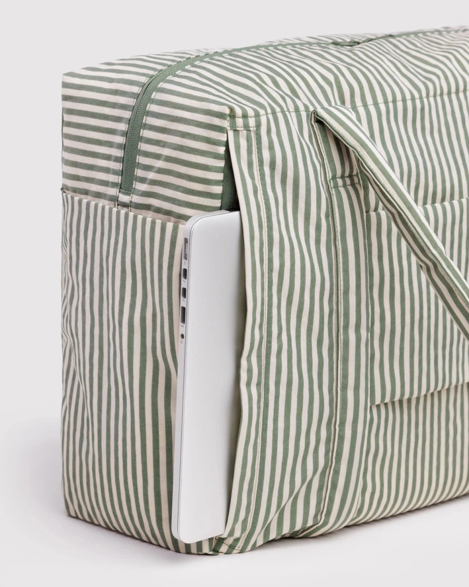 Sac Nuage Carry - on Baggu Sage Stripes - Ex - voto