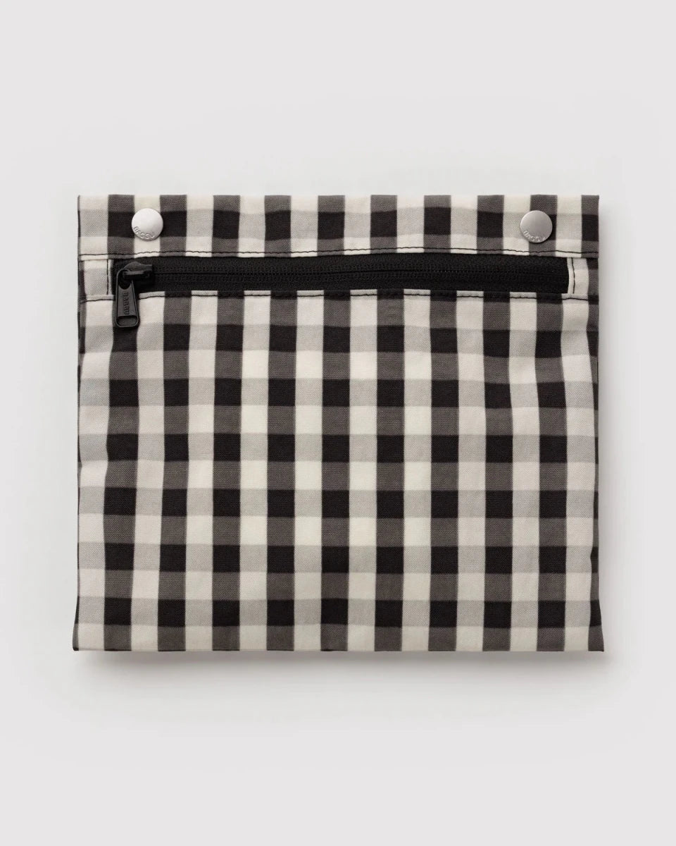 Sac Nuage Everyday Baggu Black and Cream Gingham - Ex-voto