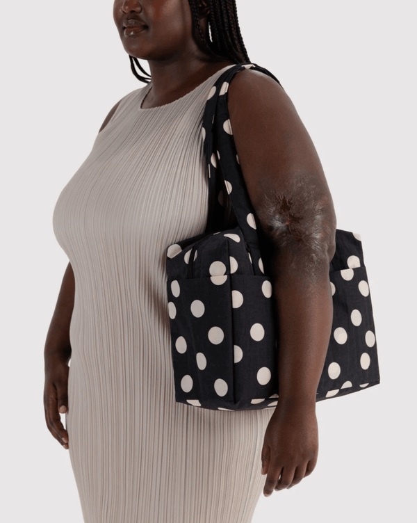 Sac Nuage Everyday Baggu Noir à Pois Crèmes - Ex-voto