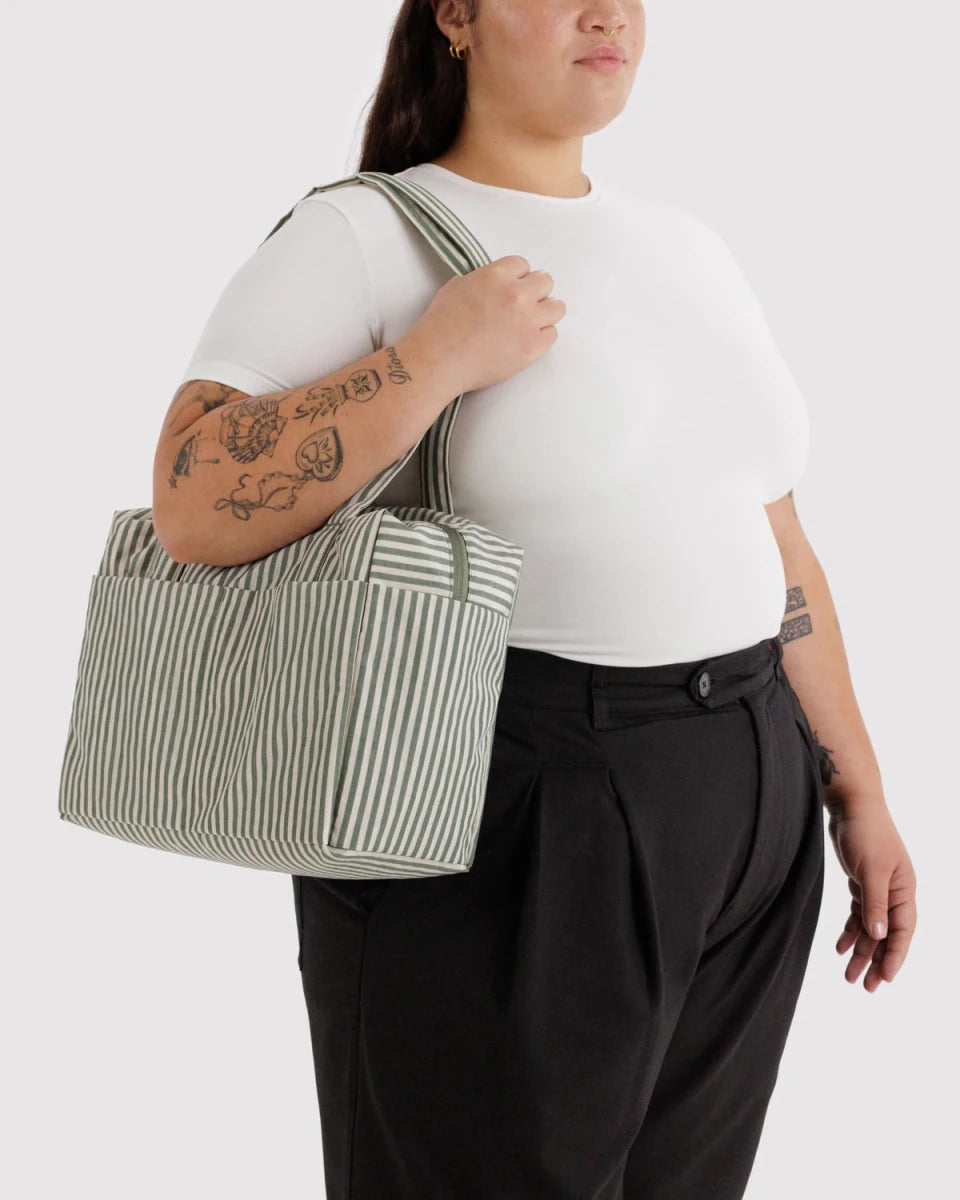 Sac Nuage Everyday Baggu Sage Stripes - Ex - voto