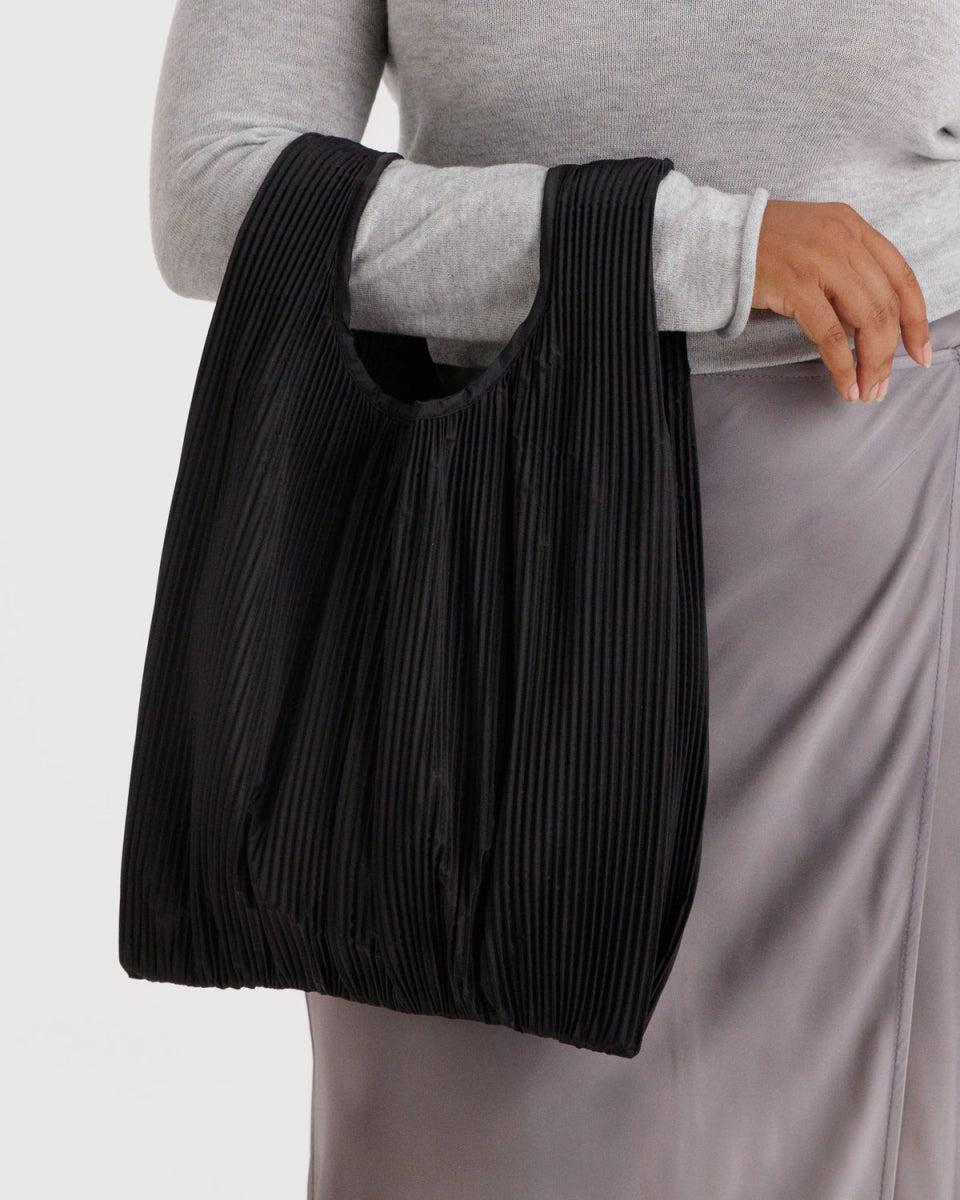 Sac Réutilisable Plissé Baggu Noir - Ex - voto