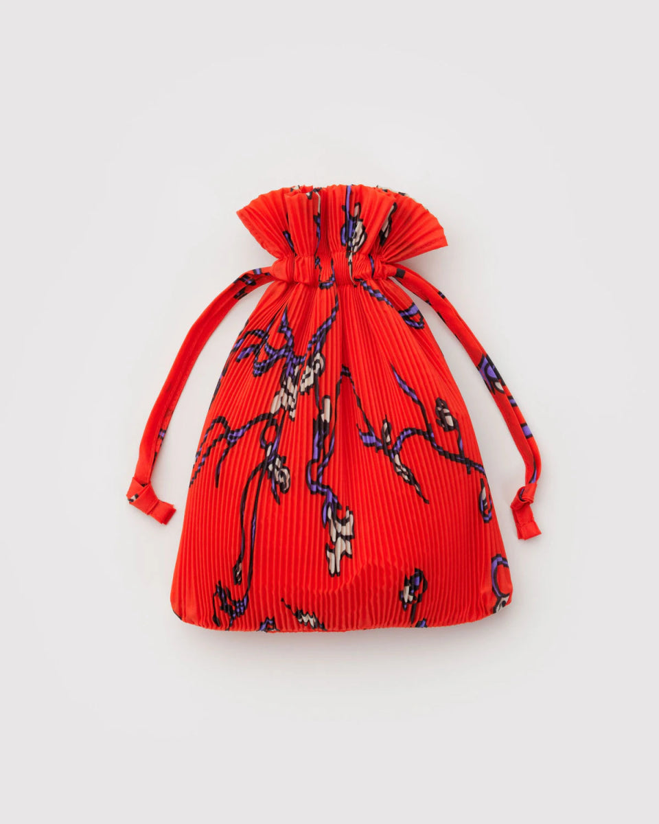 Sac Réutilisable Plissé Baggu Red Snapdragon - Ex - voto