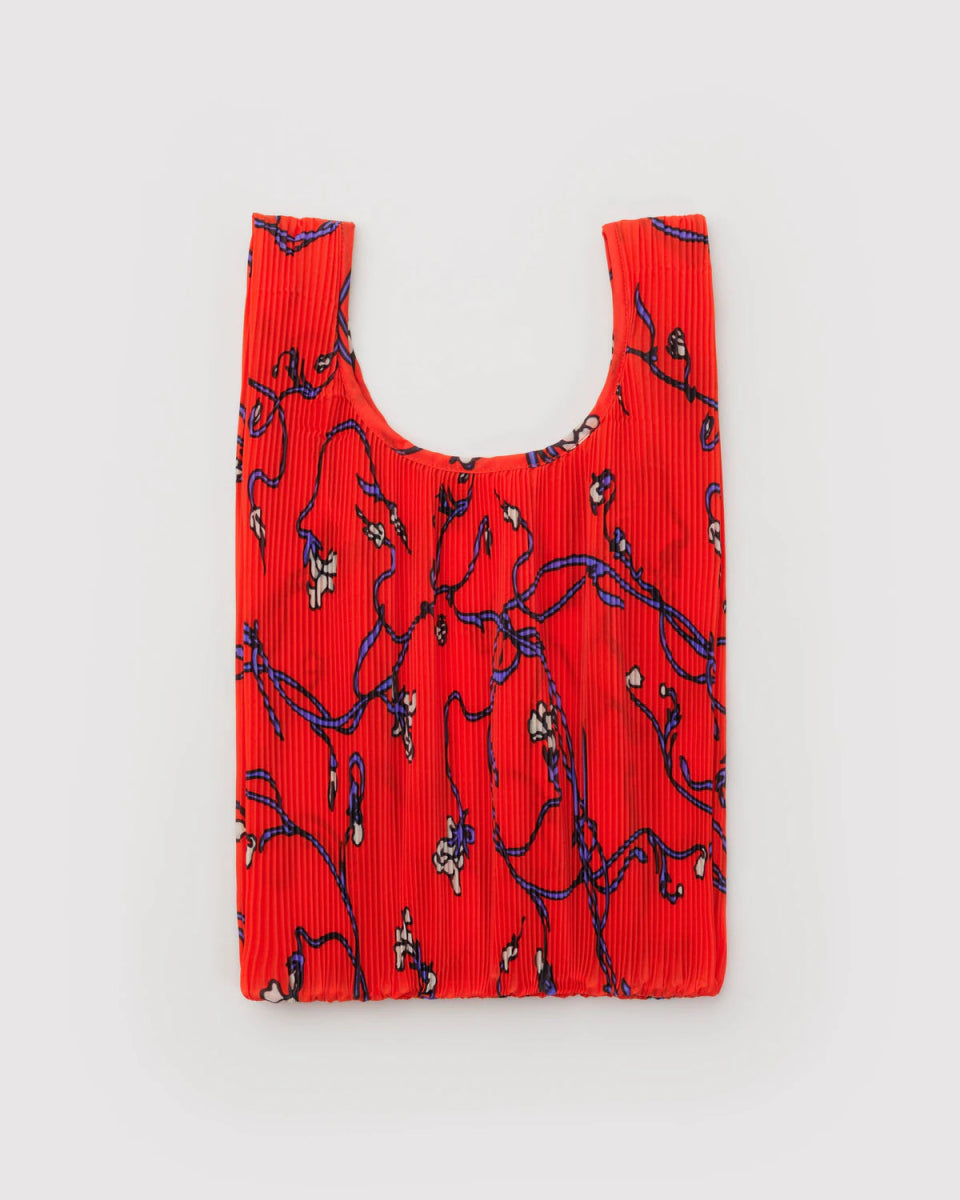 Sac Réutilisable Plissé Baggu Red Snapdragon - Ex - voto