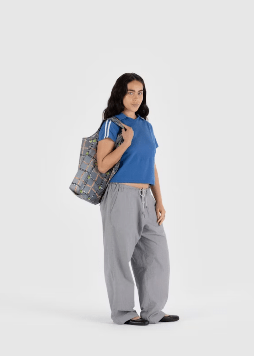 Sac Réutilisable Standard Baggu Beaded Plaid - Ex - voto