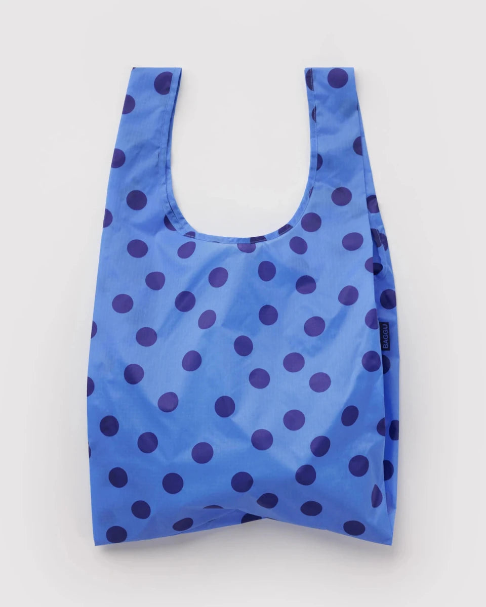 Sac Réutilisable Standard Baggu Blue Polka Dot - Ex-voto