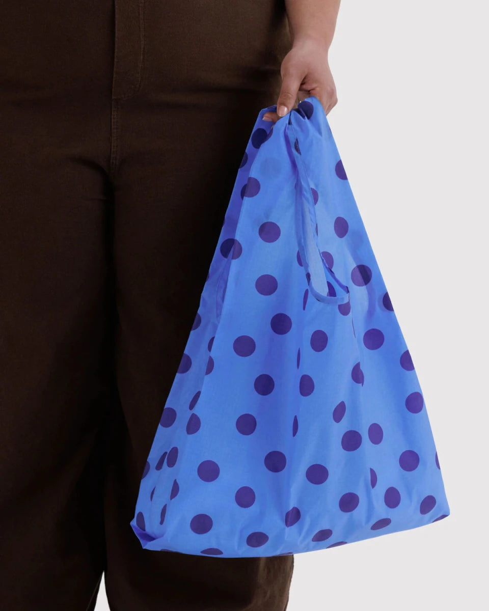 Sac Réutilisable Standard Baggu Blue Polka Dot - Ex-voto