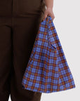 Sac Réutilisable Standard Baggu Blue Tartan - Ex-voto