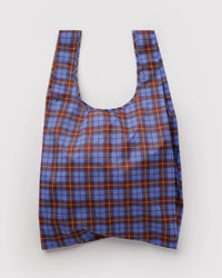 Sac Réutilisable Standard Baggu Blue Tartan - Ex-voto