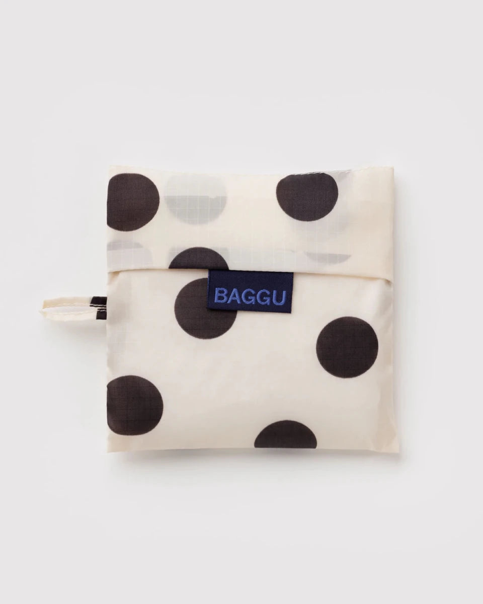 Sac Réutilisable Standard Baggu Cream and Black Polka Dot - Ex-voto