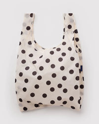 Sac Réutilisable Standard Baggu Cream and Black Polka Dot - Ex-voto