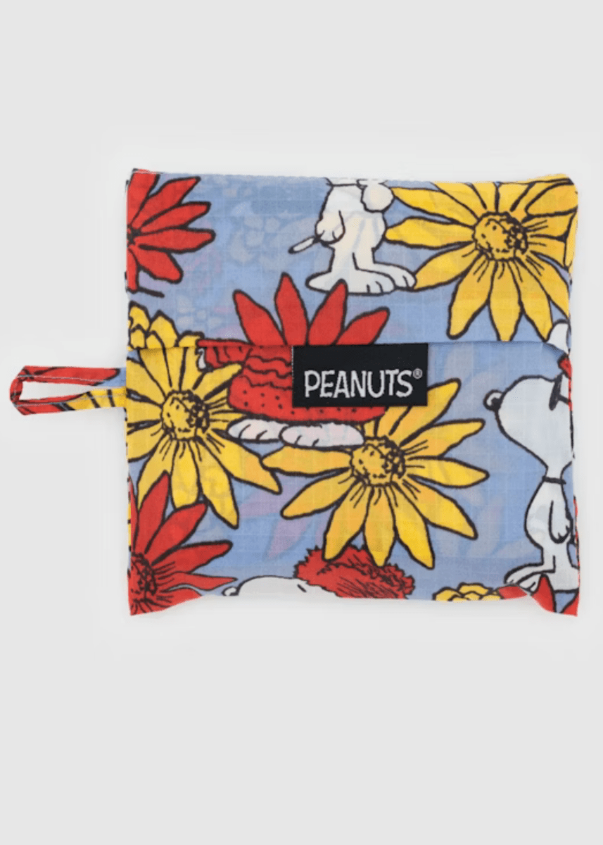 Sac Réutilisable Standard Baggu Floral Snoopy - Ex - voto