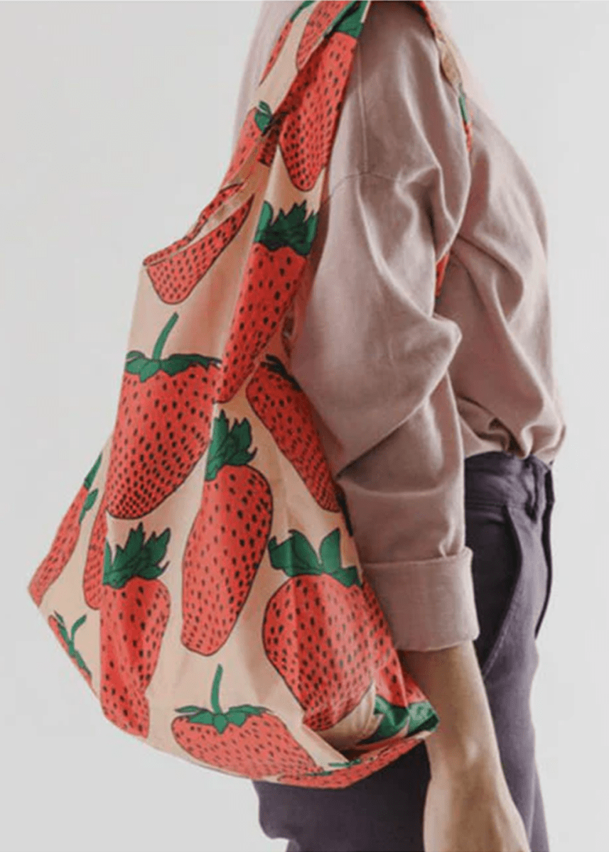 Sac Réutilisable Standard Baggu Fraises - Ex - voto