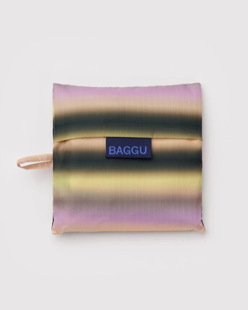 Sac Réutilisable Standard Baggu Gradient Stripe Pink & Yellow - Ex - voto