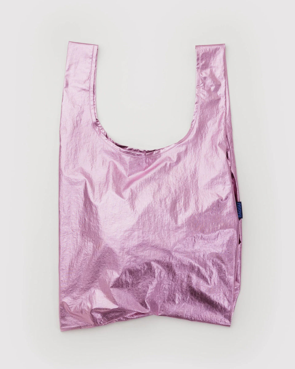 Sac Réutilisable Standard Baggu Métallique Blush - Ex - voto