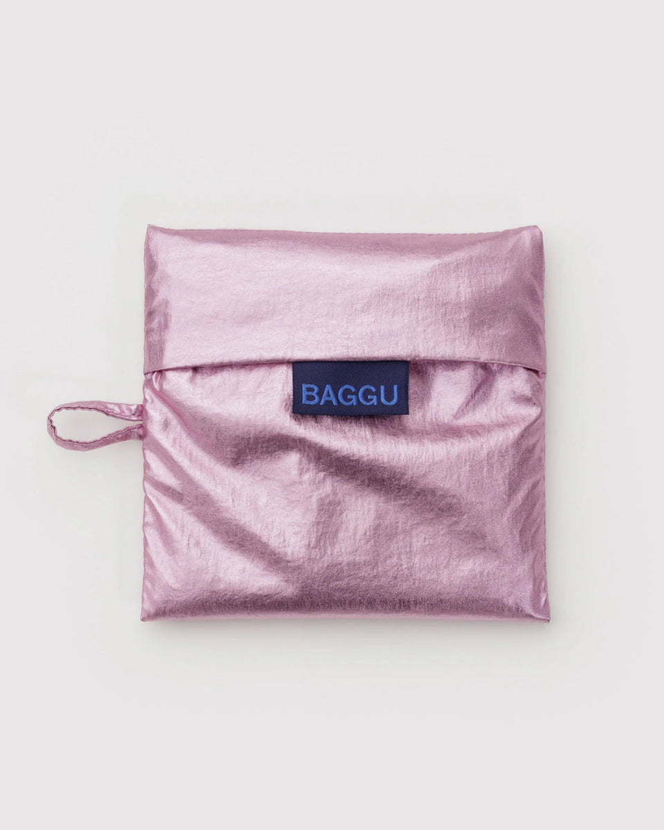 Sac Réutilisable Standard Baggu Métallique Blush - Ex - voto