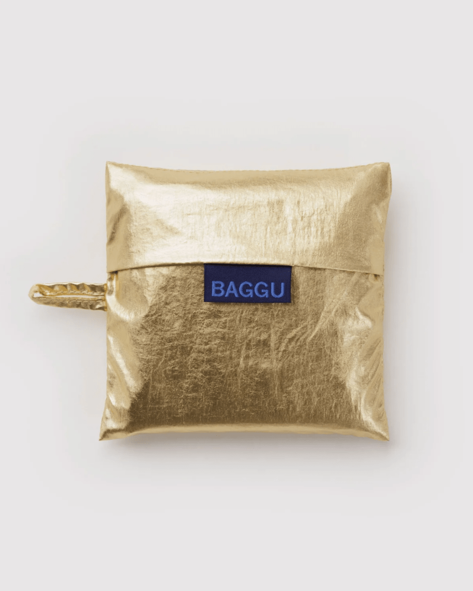 Sac Réutilisable Standard Baggu Métallique Doré - Ex-voto