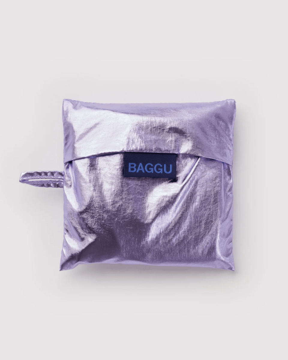 Sac Réutilisable Standard Baggu Métallique Lavande - Ex-voto