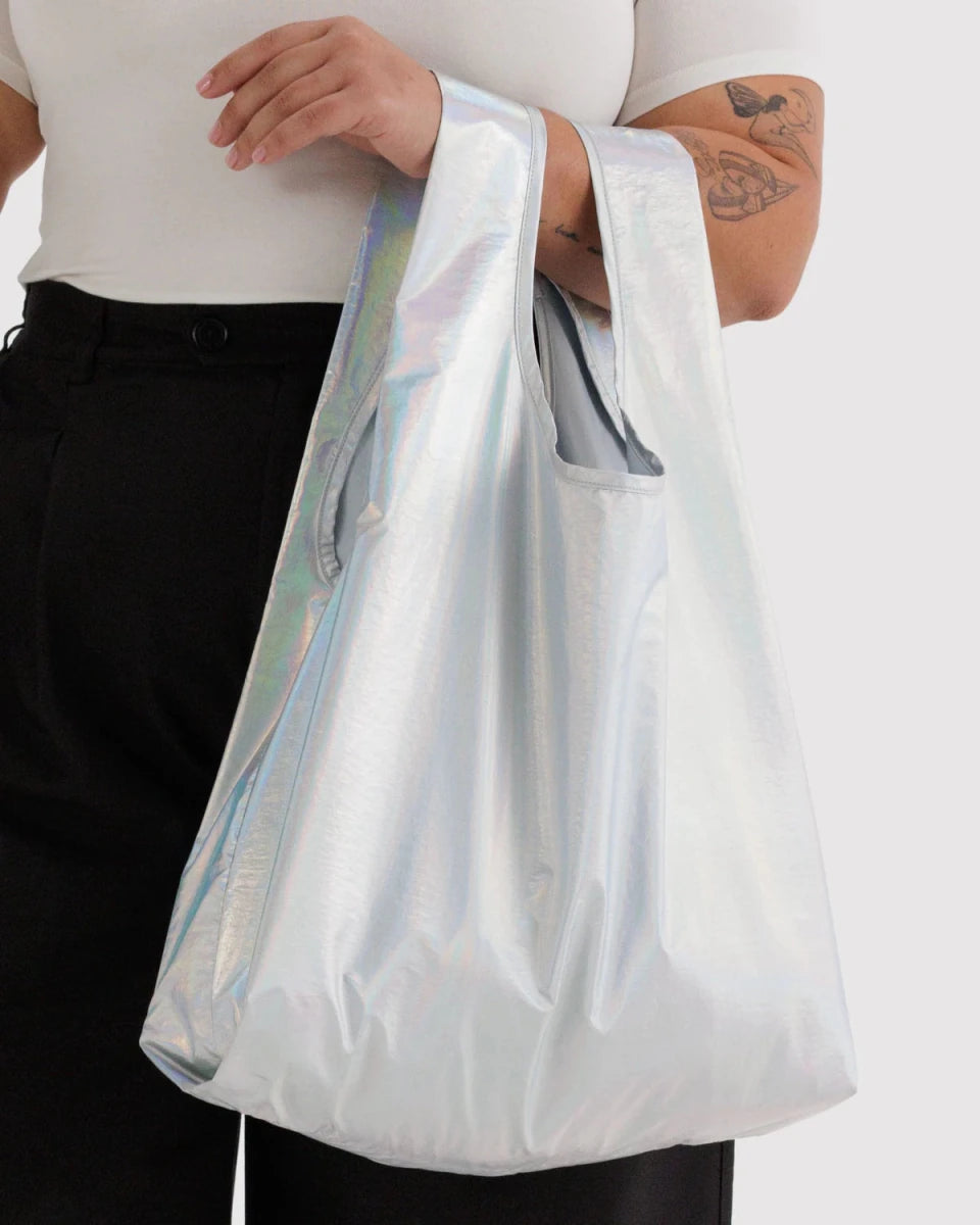 Sac Réutilisable Standard Baggu Métallique Moonstone - Ex-voto
