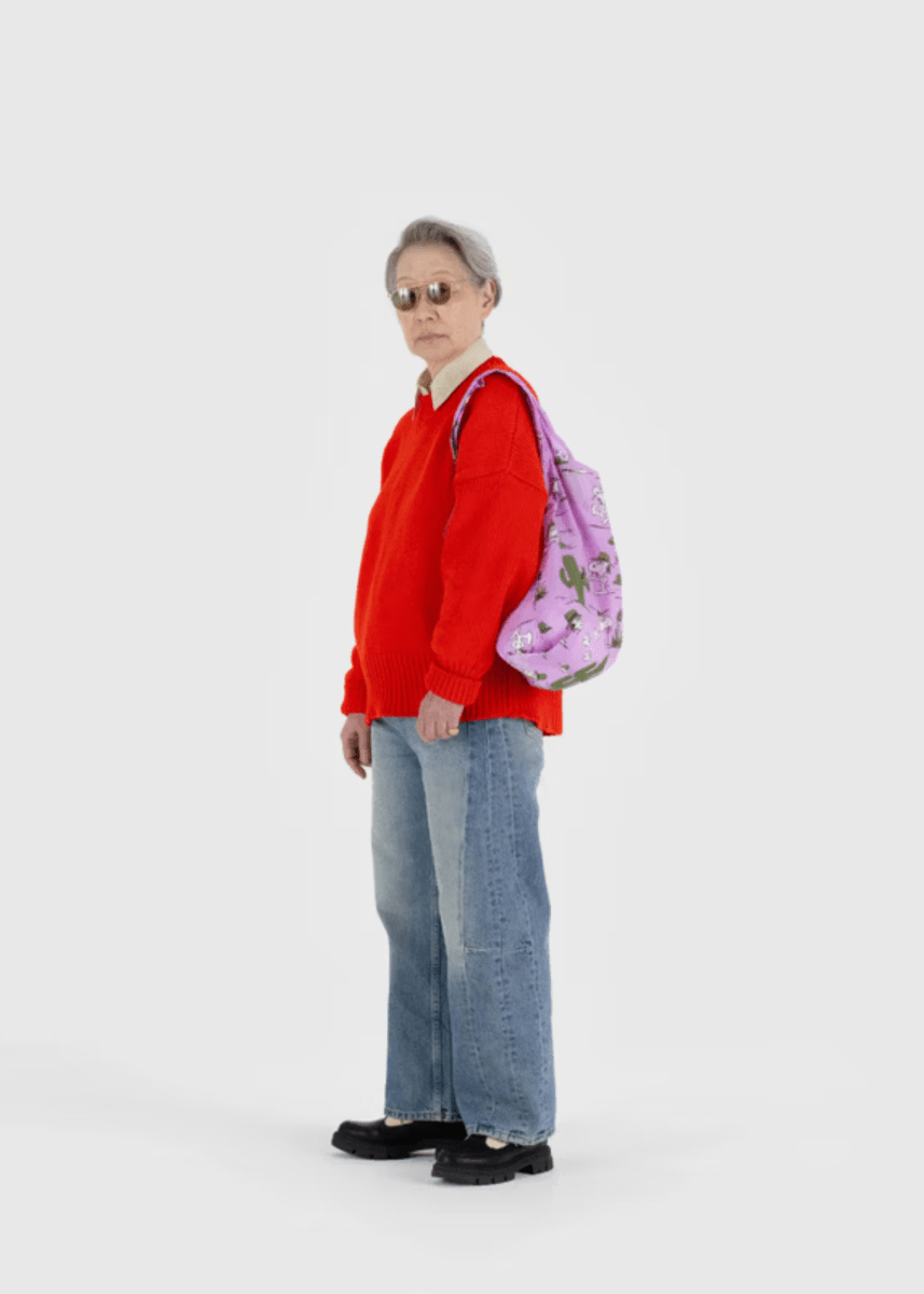 Sac Réutilisable Standard Baggu Pink Spike - Ex - voto